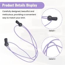 4pcs Adjustable Crop Band for Tucking Sweater and Shirt, the Elastic Tucking Band to Change the Style of Your Tops,L