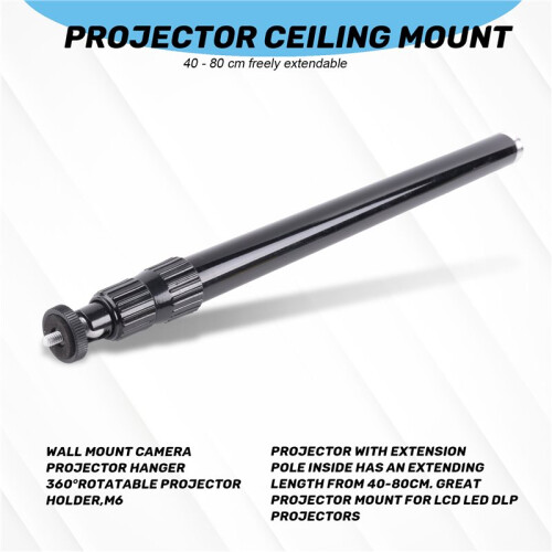 Universal Projector Ceiling Mount Projector Wall Mount Camera Projector Hanger 360 Rotatable Projector Holder , M6 1