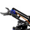 Robotic Arm DIY Parts Learning Kit Acrylic Maker Kit Single Claw Mechanical Arm with Servo 5