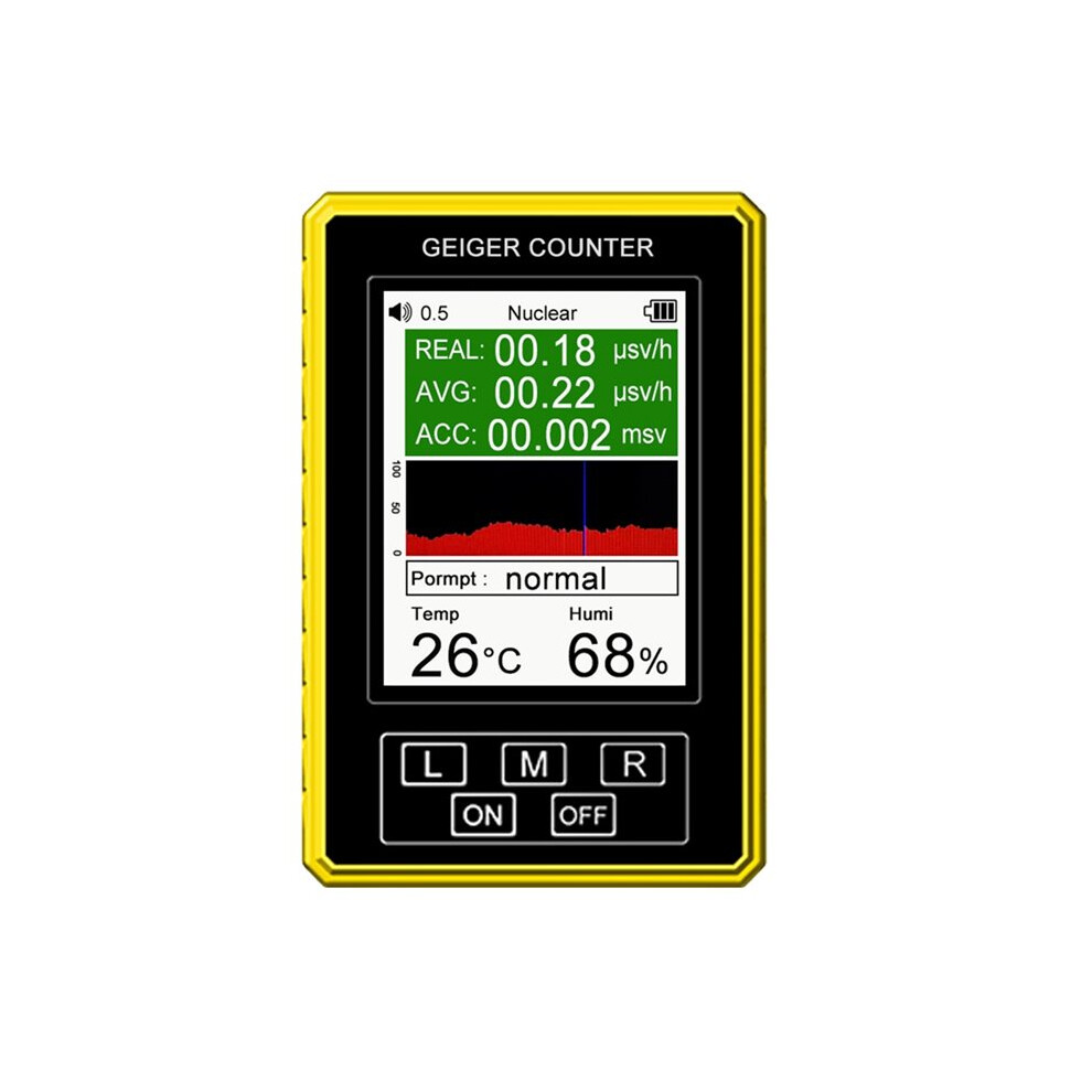 Handheld Digital Display Electromagnetic Radiation Nuclear Detector Emf Geiger Counter Accurate Tester 4712295103354