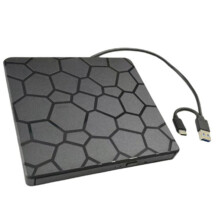 Unità DVD RW Esterna USB 3.0 Tipo C 2 In 1 Interfaccia DVD CD Writer Masterizzatore Lettore Unità Ottica per PC Laptop