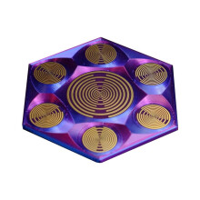 MWO Polarization Disk MultiWave Oscillator Antenna Lakhovsky Golden Plated Disc Charging Purifying