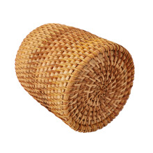 Rattan Chopsticks Tube Shovel Spoons Bucket Dinner Knives Forks Tableware Storage Box Home Storage Baskets Organizer B