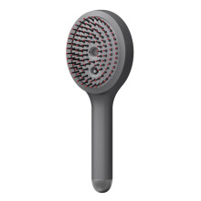 Peigne de Massage des Follicules Pileux à Lumière Rouge avec Pulvérisation - Brosse de Coiffage 2 en 1 à Pulsations Haute Fréquence
