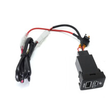 For Outlander Eclipse L200 Triton QC3.0 Type C PD USB Quick Car Charger Socket Nondestructive Harne