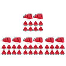 40Stk Charm Topper Wassermelonen Kunststoff