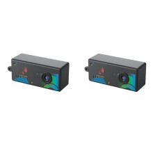 2PCS HD 1080P Thumb Camera Retro Camera with 0.96-Inch Screen for Outdoor Photos and Videos
