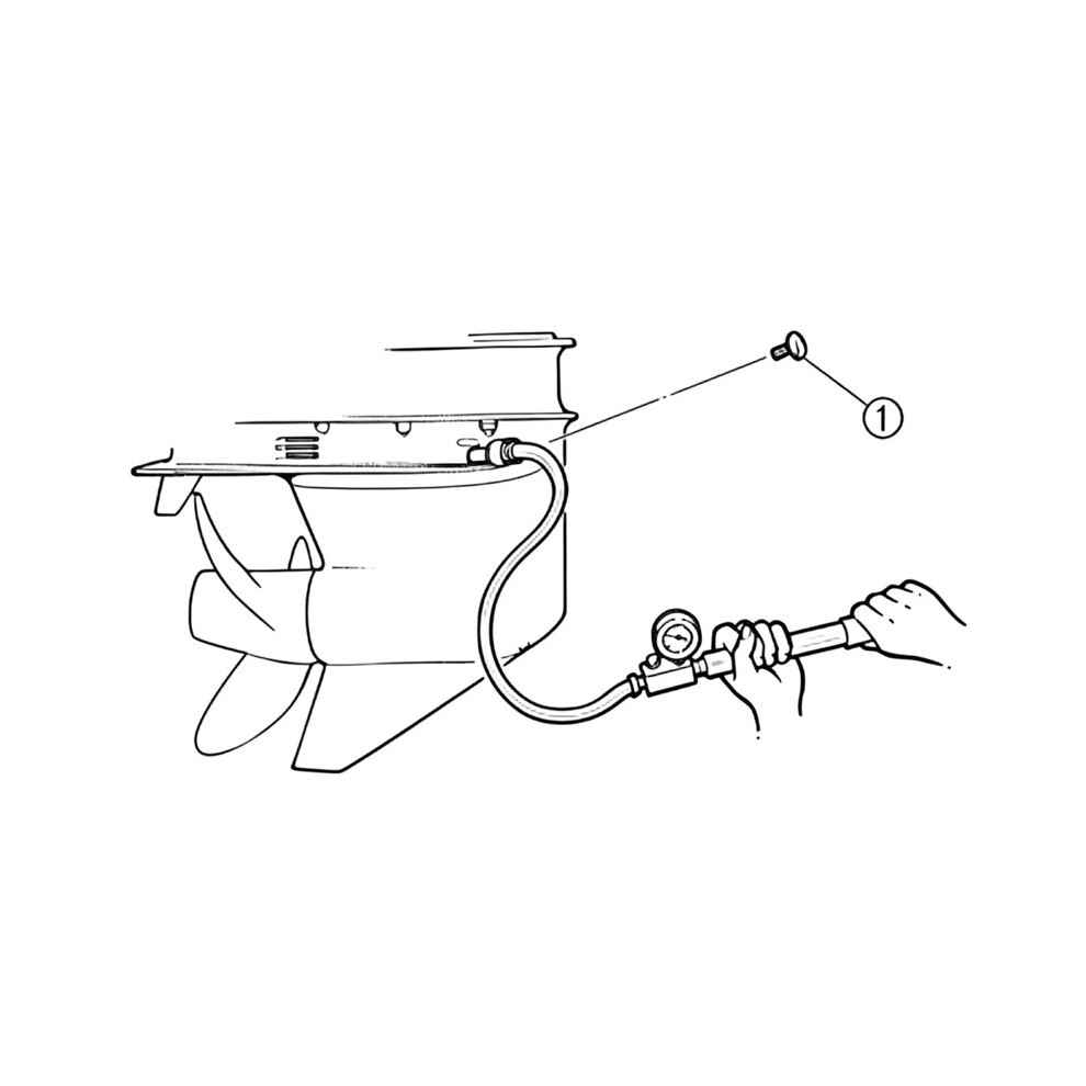 Gearbox Leak Detector For Mercury And Outboard Motors. 6033536041159