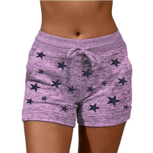 Sweat Shorts Womens Comfy Athletic Shorts High Waisted Workout Running Shorts Jogger Short Pants Star XL