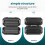 6 Pcs Clip  EMI RFI Noise Ferrite Core Filter for 5mm Cable 4