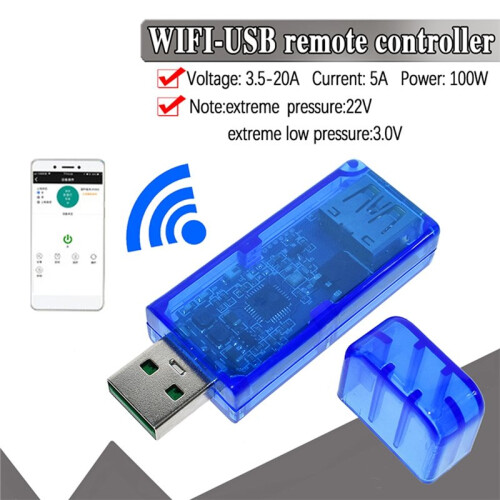 Télécommande Mobile Wi-Fi-USB 3,5-20 V 5 A 100 W Application Mobile Maison Connectée XY-WFUSB 1