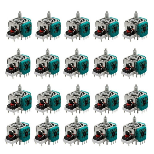 20Pcs 3D Analog Stick Module for  One /  One Elite V2 Controller Replace 3D Rocker Joystick Repair Parts Kit