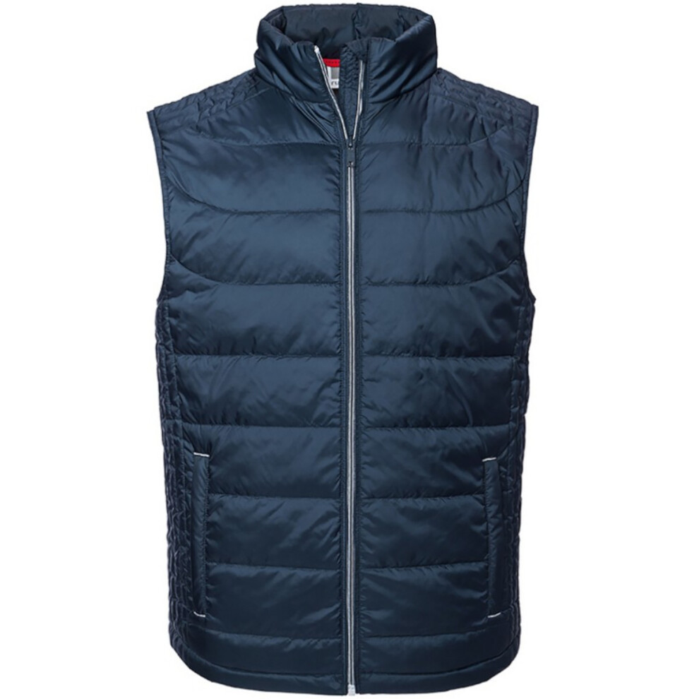 Russell (4Xl, French Navy) Mens Nano Padded Bodywarmer Blue,Multicoloured