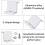 4 Pieces Solar Module Holder End Clamp Kit, Solar Panel  Clamp Brackets, Solar End Clamp Adjustable Solar Panel,30mm 2