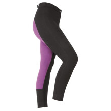 (5-6 Years, Black/Purple) Wessex Girls Two Tone Jodhpurs