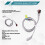 For ECG Cable 5 Leads Snap M1977A M1972A for , 12-Pin Connector 1