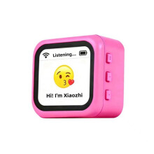 AI Intelligent Robotleksak för Xiaozhi Smarta Svar för Barn och Vuxna Interaktiv Emotionell Sällskapsdjur Rosa