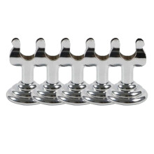 5pcs Stainless Steel U Shaped Table Number Place Card Holder Menu Stand for Wedding Restaurant Home Decoration B