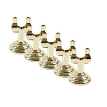 5pcs Stainless Steel U Shaped  Table Number Place Card Holder Menu Stand for Wedding Restaurant Home Decoration D