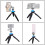 Mini trípode Puluz (Color: Azul): Trípode (EE. UU.) Regalo sorpresa 4