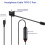 Replacement Headphone Audio Cable Compatible for   35 Headphones Replacement Game Mic 5
