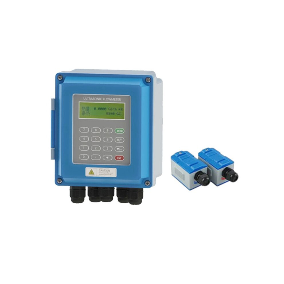 Tuf-2000B-Tm-1 Ultrasonic Liquid Water Flowmeter Wall-Mounted Tm-1 Transducers Rs485 Modbus Digital Flowmeters Eu 4711614544458