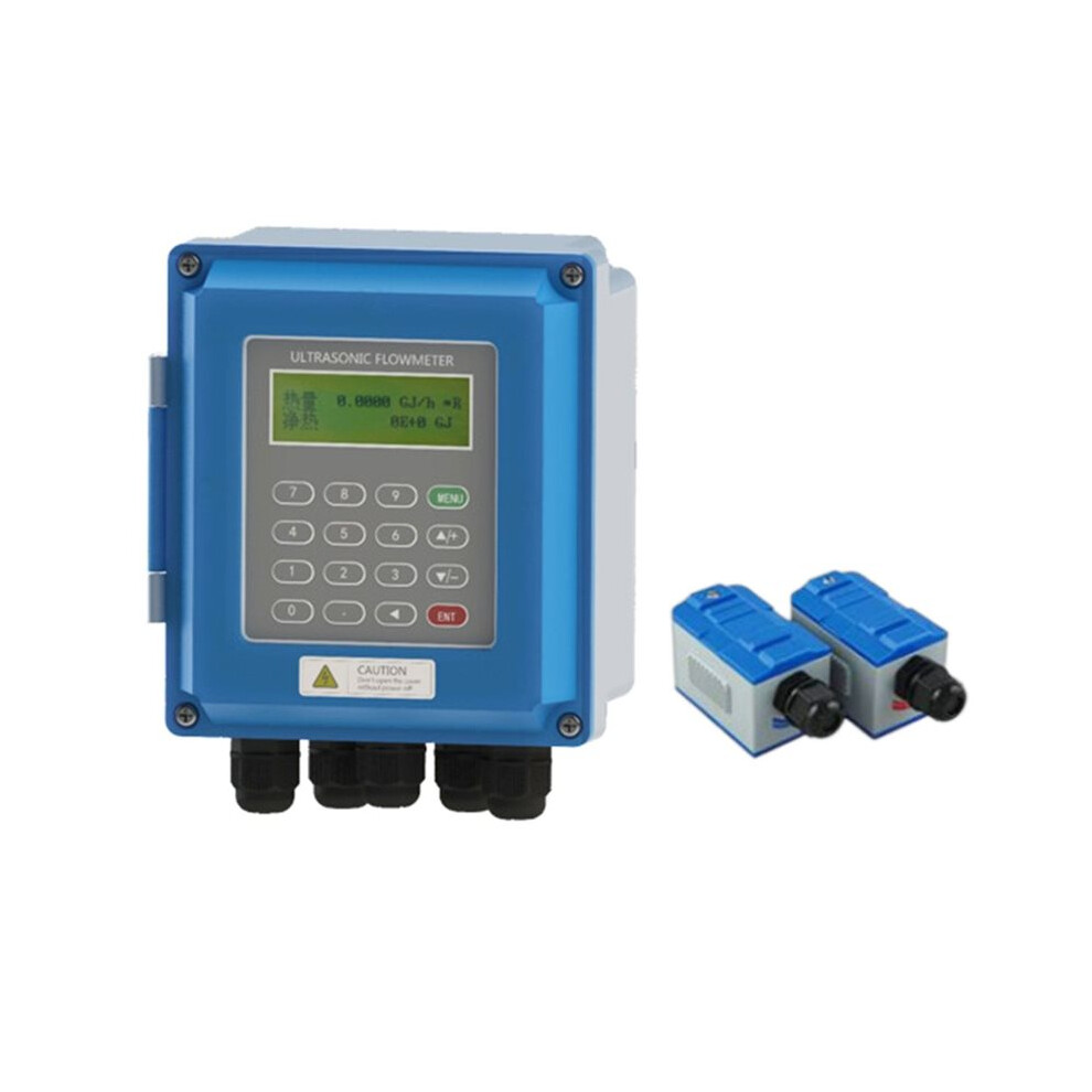 Tuf-2000B-Tm-1 Ultrasonic Liquid Water Flowmeter Wall-Mounted Tm-1 Transducers Rs485 Modbus Digital Flowmeters Au 6033393220100