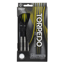 (23g, Black/Yellow) Harrows Torpedo Tungsten Darts (Pack of 3)
