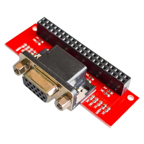VGA 666 Adapter Board for Raspberry Pi 3B 2B B+ A+ Direct Plug-and-, No Extra Drivers Required, Easy to Install