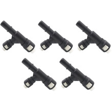 5PCS HVAC Heater Hose Connector for Suburban Escalade Tahoe Yukon 02-14 15055342 15055343 Black