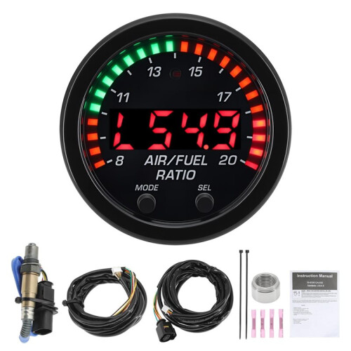 Kit de Medidor de Relação Ar/Combustível de Banda Larga com Sensor de Oxigênio LSU 4.9 2