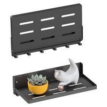 Folding Wall Shelf,Wall Mounted Metal Shelves,Fold 90,Practical Wall Shelf for Rv,Utility Room,Laundry Room,Garage
