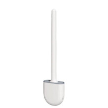 Hangende Siliconen Toiletborstelhouder met Flexibele Borstel, Sneldrogende Houder, Badkameraccessoires
