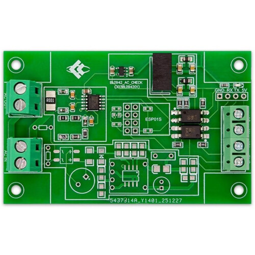 AC Voltage Current Power Statistics Module UART TTL 85-265V 100mA-16A 5V Isolated Power Supply