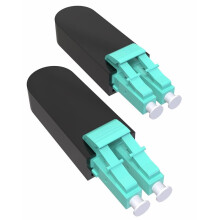 2 Stuks Multimode LC/OM3 Glasvezel Loopback-Adapterkabels voor Testtoepassingen, Glasvezel Loopback-Koppelingen