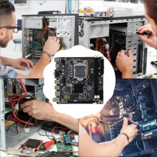 Placa Base H81S LGA1150 B85 Chipset M.2 NVME HD+VGA DDR3 Soporte Máximo 2x8GB RAM Placa Base ITX para PC
