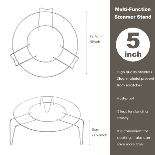 Household Stainless Steel Cooking Ware Steaming Rack Stand 2