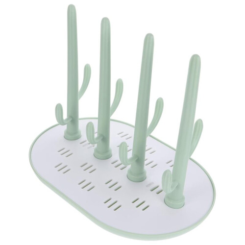 Plastic Milk Bottle Drying Rack Tree Shaped Storage Organizer for Feeding Bottles and Pacifiers Easy to Clean