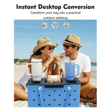 Top Cup Holder Tray Accessory for Bogg Bag X-Large - Accessories Fit for Original Bogg Bag - Divider and Organizer