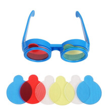 Student Kid Trichromatic Glasses Toy - Optical Physics Science Experiment Kit for Educational Teaching