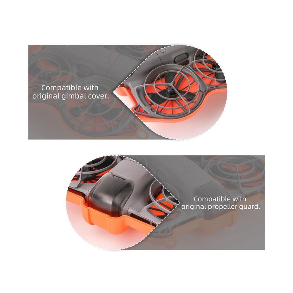 Storage Box Travel With Lanyard Portable Handbag Shockproof Protective Carrying Case For Neo 2 Drones Grey 4713377806910