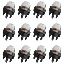 12 Stuks Klikbare Primerpompen, Vervangende Primerpompen voor Carburateur, Trimmer en Bladblazer