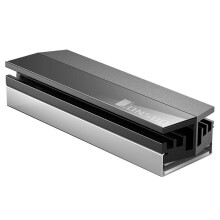 Jonsbo Dissipador de Calor para SSD NVMe NGFF M.2 2280, Radiador de Calor para Disco Rígido de Estado Sólido, Dissipação de Calor Passiva,