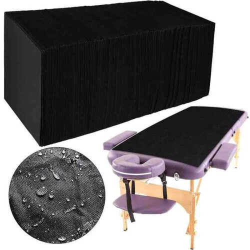50 PCS 31" X 70" Disposable Soft Massage Table Sheets, Non-Woven SPA Bed Covers 1