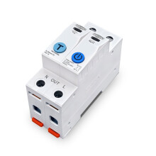 TOMZN 2P Tuya 1-63A WIFI para Meter Circuit Breaker Voltage Current Fugeage Protection Relay Cut Off L+N
