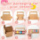 Macaron Boxes Paper Packaging Boxes with Transparent Window Cookie Boxes with Window White 5
