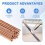 30Pcs Copper Brazing Rods, Phosphor Copper Solder, Phosphor Copper Round Welding Rod 5