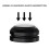 4Pcs Audio Speaker Isolation Feet Turntable Damper Absorption Shock Pad for Amplifier Devices Gray 4