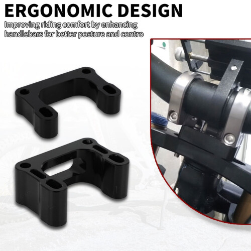 Motorcycle 15mm Handlebar Riser   Raiser Adaptor for  Sur-Ron Sur Ron Lightbee Light Bee X S L1E  X260 1