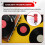 Cellule Magnétique AT3600L avec Stylet et Support de Cellule pour Platine Vinyle LP 5